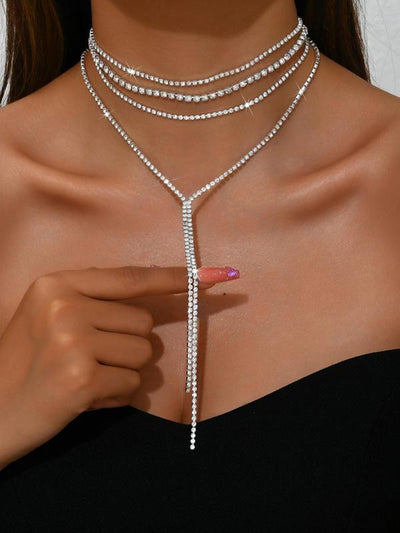 Collar Elegante con Brillantes