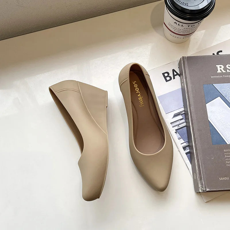 Tacones Pumps Elegantes con Plataforma