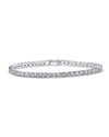 PAVOI 14K Gold Plated 3Mm Cubic Zirconia Classic Tennis Bracelet - Hypoallergenic Gold Bracelets for Women - Size 6.5-7.5 Inch - Simulated Diamond Tennis Bracelets