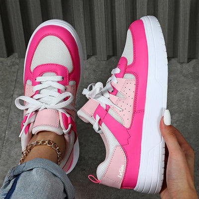 Summer Sneakers for Women Lightweight Thickened Flat Soles Walking Shoes