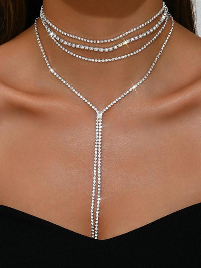 Collar Elegante con Brillantes