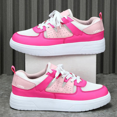 Summer Sneakers for Women Lightweight Thickened Flat Soles Walking Shoes