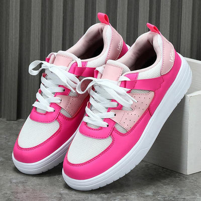 Summer Sneakers for Women Lightweight Thickened Flat Soles Walking Shoes