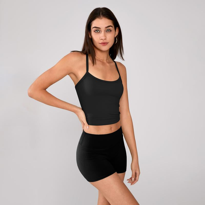 Crop Top de Tirantes con Diseño Ajustado y Versátil